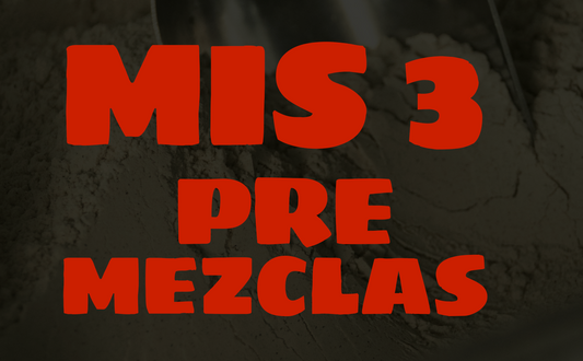 Mis 3 pre-mezclas